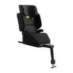 Axkid UP Group 2/3 High Back Booster Car Seat Plus Free Footrest - Coastal Storm Black