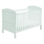 Babymore Aston DROPSIDE Cot Bed - White