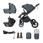 Babymore Kai Travel System with Coco Car Seat & Base – Forest Grey