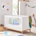 Babymore Mona 2 Piece Nursery Roomset - White - Image 4