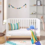 Babymore Mona 2 Piece Nursery Roomset - White - Image 7