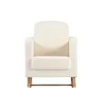 Bebe & Beyond Soother Boucle Nursing Chair - Off White - Image 3