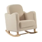 Bebe & Beyond Soother Ted Nursing Chair with Stool - Oat - Image 3