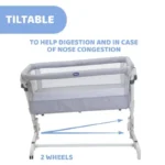 Chicco Next2Me Pop Up Crib - Grey Mist - Image 4