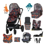 Cosatto Wow 2 All Stage Everything Bundle - Charcoal Mister Fox