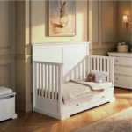 CuddleCo Beaumont Grande Cot Bed - White - Image 5