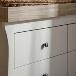 CuddleCo Clara 6 Drawer Dresser & Changer - White/Ash - Image 6