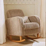 CuddleCo Etta Faux Fur Nursing Chair - Mink