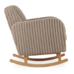 CuddleCo Etta Faux Fur Nursing Chair - Mink - Image 5