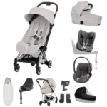 Cybex Coya Ultimate Birth & Beyond Bundle - Chrome Brown/City Grey