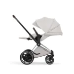 Cybex e-Priam Style Ultimate Accessory Bundle - Chrome Brown/City Grey - Image 7