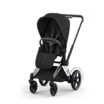 Cybex e-Priam Ultimate Birth & Beyond Bundle Travel System – Chrome Brown / Sepia Black - Image 2