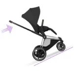 Cybex e-Priam Ultimate Birth & Beyond Bundle Travel System – Chrome Brown / Sepia Black - Image 4