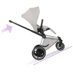 Cybex e-Priam Style Ultimate Bundle - Chrome Brown/City Grey - Image 4