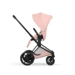 Cybex e-Priam Style Ultimate Bundle - Matt Black/Peach Pink - Image 5