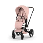 Cybex Priam Ultimate Accessory Bundle Travel System – Chrome Brown/Peach Pink - Image 2
