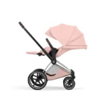 Cybex Priam Ultimate Accessory Bundle Travel System – Chrome Brown/Peach Pink - Image 4