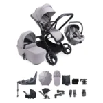 iCandy Core 2 Complete Travel Bundle with Cocoon 360 and Base - Storm Grey