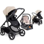 iCandy Orange 4 Travel System – Latte/Black (Single-to-Double Ready)