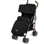Ickle Bubba Discovery PRIME Rose Gold Chassis Pushchair-Black - Image 2