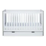 Pembrey Cot Bed & Under Drawer – Ash Grey & White - Image 5