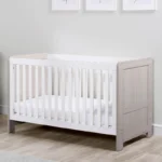 Ickle Bubba Pembrey Cot Bed – Ash Grey & White - Image 5