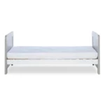 Ickle Bubba Pembrey Cot Bed – Ash Grey & White - Image 6