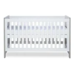 Ickle Bubba Pembrey Cot Bed – Ash Grey & White - Image 8