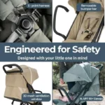 Inglesina Quid3 Stroller - Planet Green - Image 3