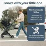 Inglesina Quid3 Stroller - Planet Green - Image 4
