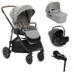 Joie Versatrax & Ramble XL 4 in1 Travel System Bundle - Pebble
