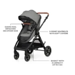 Kinderkraft Esme Pro 11 Piece Travel Bundle - Moonlight Grey - Image 3