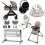 Kinderkraft Esme Pro 11 Piece Travel Bundle - Sand Beige