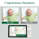 LeapFrog LF5817HD 7 Inch Over Cot Monitor - White - Image 12