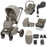 Maxi Cosi Fame 10 Piece Premium Family Travel System - Sapphire Sand