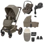 Maxi Cosi Fame 8 Piece Premium Travel System - Oak Truffle