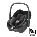 Maxi Cosi Pebble 360 Rotating i-Size Group 0+ Baby Car Seat (Birth - 15months) - Essential Black - Image 9