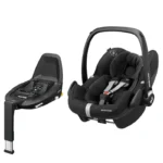 Maxi Cosi Pebble Pro I-Size Group 0+ Car Seat with FamilyFix3 Base - Essential Black