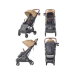 Metro 3 Deluxe Compact Stroller Pushchair – Camel - Image 3