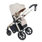 My Babiie MB450 Luxe 3in1 Travel System with Rotating Car Seat + Base - Feather - Image 3