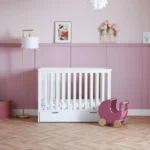 Obaby Evie Mini Cot Bed - White - Image 2