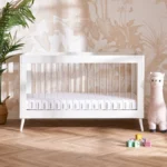 Obaby Maya Cot Bed - White/Acrylic