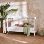 Obaby Maya Cot Bed - White/Acrylic - Image 4