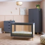 Obaby Maya Mini 3 Piece Furniture Room Set - Slate/Natural