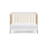 Obaby Maya Mini Cot Bed - White/Natural - Image 10