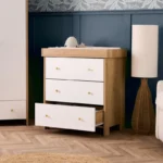 Obaby Nika Changing Unit - Oak & White - Image 6