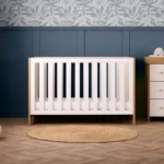 Obaby Nika Cot Bed - Oak & White
