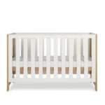 Obaby Nika Cot Bed - Oak & White - Image 3