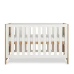 Obaby Nika Cot Bed - Oak & White - Image 4