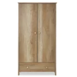 Obaby Nika Double Wardrobe - Oak - Image 3